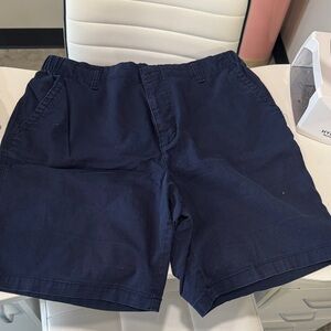 Old Navy Dark Blue Men's Flat Front Shorts